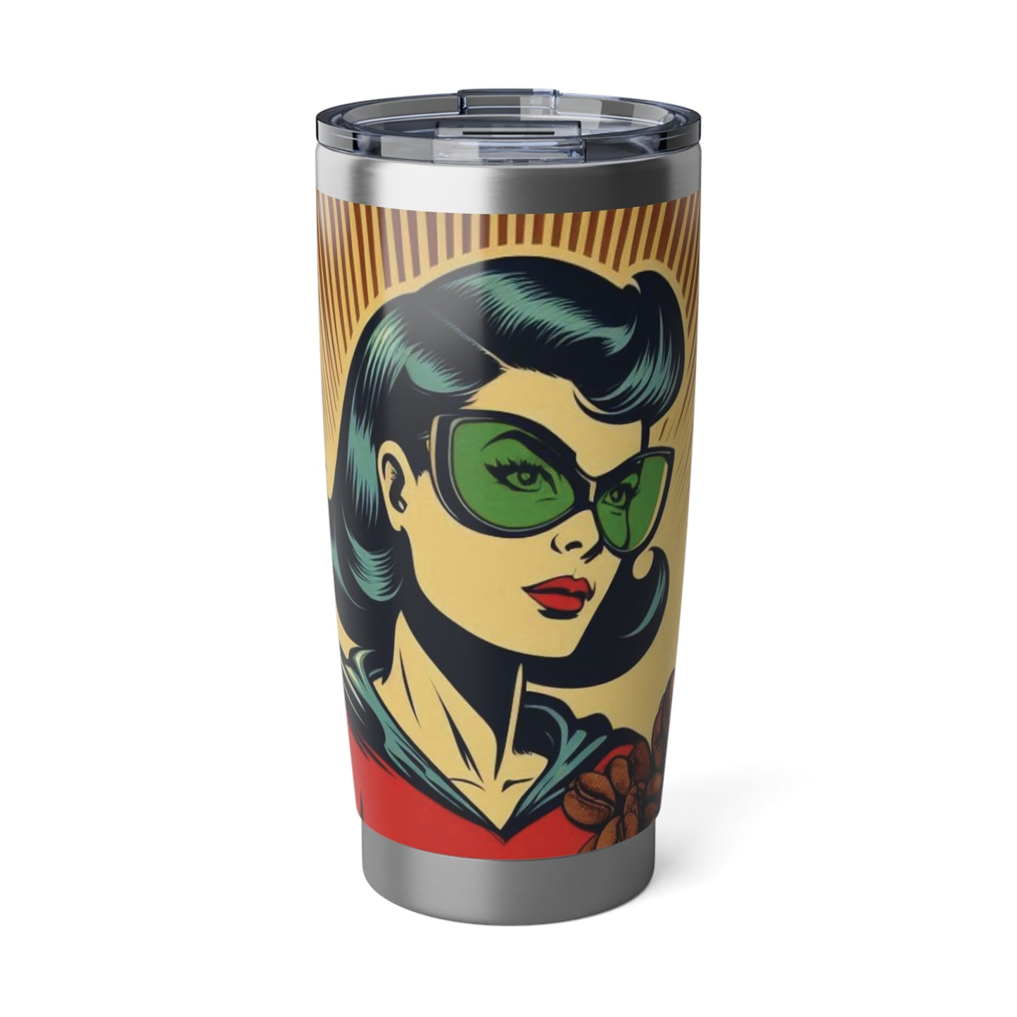 Green Lens Vagabond 20oz Tumbler - Superhero Coffee