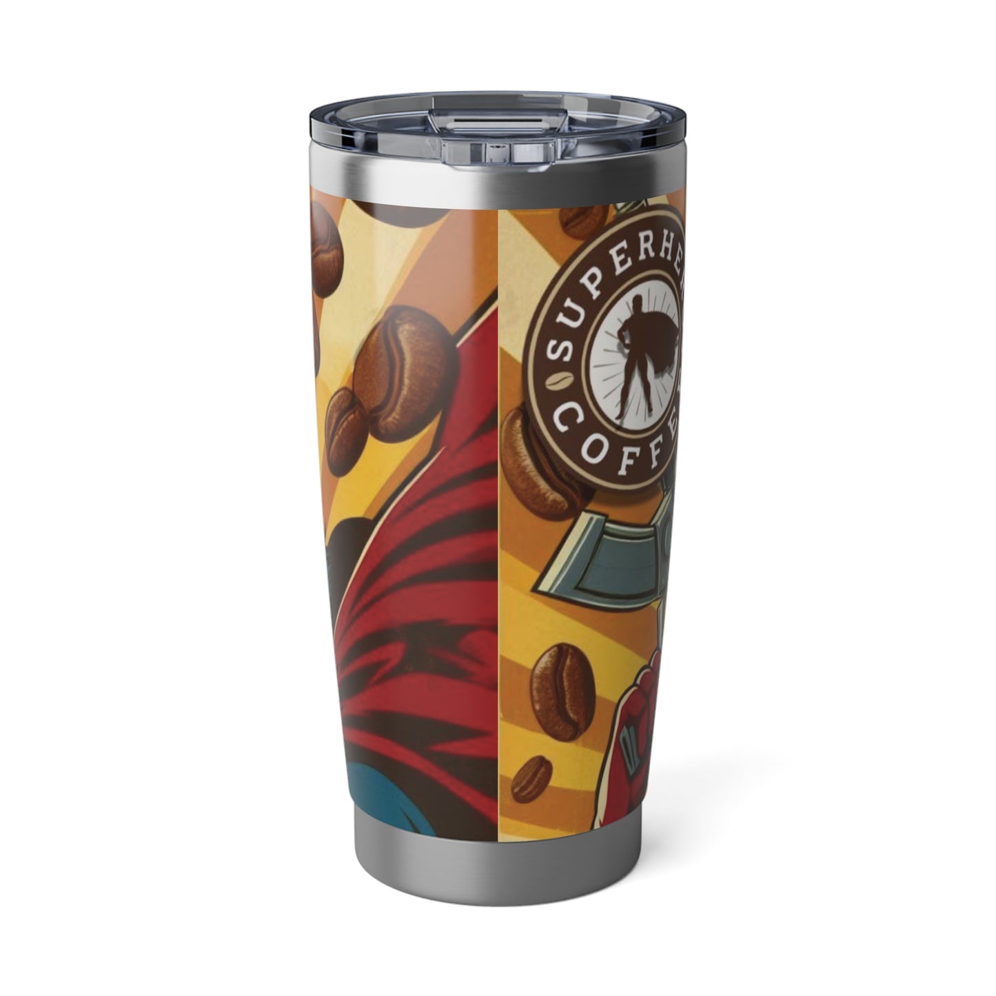 Red Masked Female Vagabond 20oz Tumbler - Superhero Coffee